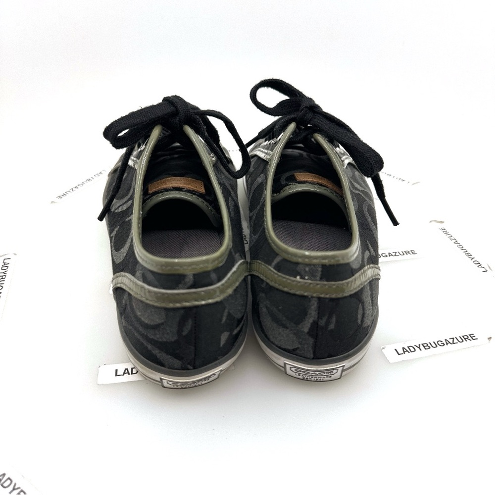 Coach Black and Gray Women's Sneakers - Picture 8 of 11